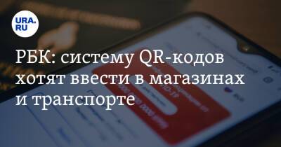 РБК: систему QR-кодов хотят ввести в магазинах и транспорте - ura.news - Россия