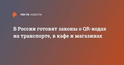 В России готовят законы о QR-кодах на транспорте, в кафе и магазинах - ren.tv - Россия