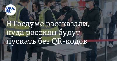 Федот Тумусов - В Госдуме рассказали, куда россиян будут пускать без QR-кодов - ura.news