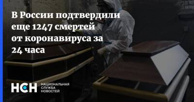 В России подтвердили еще 1247 смертей от коронавируса за 24 часа - nsn.fm - Россия