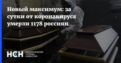 Новый максимум: за сутки от коронавируса умерли 1178 россиян - nsn.fm - Россия