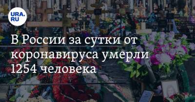В России за сутки от коронавируса умерли 1254 человека - ura.news - Россия