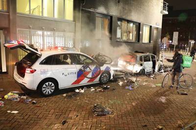Акция ковид-диссидентов в Роттердаме закончилась уличными боями с полицией - tvc.ru - Голландия - Австрия