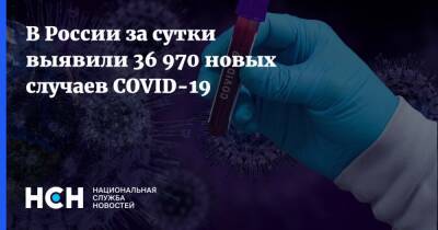 В России за сутки выявили 36 970 новых случаев COVID-19 - nsn.fm - Россия