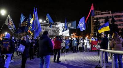 В Запорожье провели акцию на День Достоинства и Свободы - inform.zp.ua - Украина - Запорожье