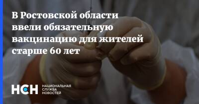 В Ростовской области ввели обязательную вакцинацию для жителей старше 60 лет - nsn.fm - Ростовская обл.