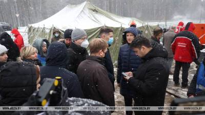 Группа технических экспертов Еврокомиссии знакомится с условиями проживания беженцев в ТЛЦ - belta.by - Белоруссия
