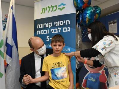 В Израиле стартовала COVID-вакцинация детей. Премьер привел на прививку сына - gordonua.com - Украина - Израиль