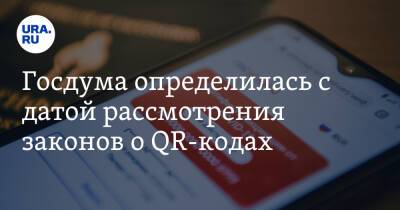 Госдума определилась с датой рассмотрения законов о QR-кодах - ura.news - Россия