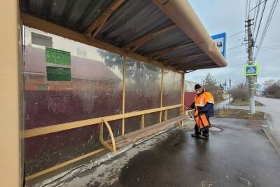 В Туле провели дезинфекцию общественного транспорта и остановок - tula.mk.ru - Тула