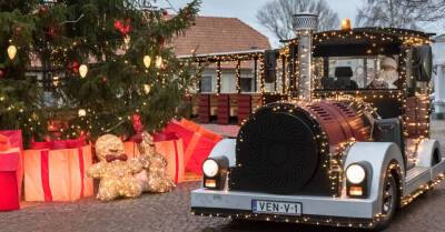 В этом году по улицам Вентспилса также будет ездить Рождественский поезд - rus.delfi.lv - Латвия