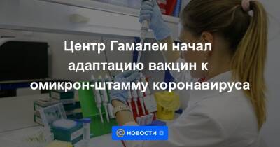 Центр Гамалеи начал адаптацию вакцин к омикрон-штамму коронавируса - news.mail.ru