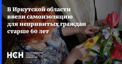 В Иркутской области ввели самоизоляцию для непривитых граждан старше 60 лет - nsn.fm - Иркутская обл.