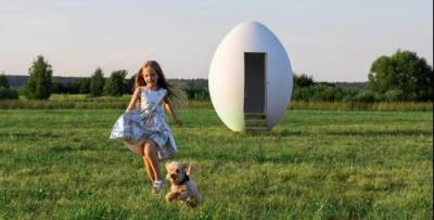 Скульптор создал для дочери дом в форме яйца - argumenti.ru - Россия