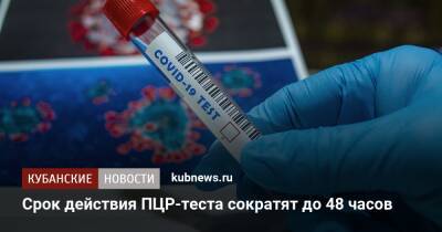 Анна Попова - Срок действия ПЦР-теста сократят до 48 часов - kubnews.ru