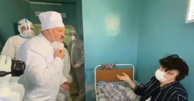 Александр Лукашенко - Доказал, что не двойник: Лукашенко снял маску перед больными COVID-19 в больнице - focus.ua - Украина - Белоруссия - Орша