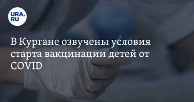 В Кургане озвучены условия старта вакцинации детей от COVID - ura.news - Россия - Курганская обл.