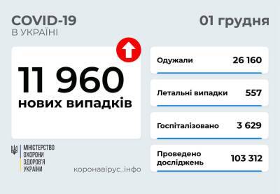 В Украине почти 12 тысяч случаев COVID-19 и 557 смертей - narodna-pravda.ua - Украина - Кременчуг