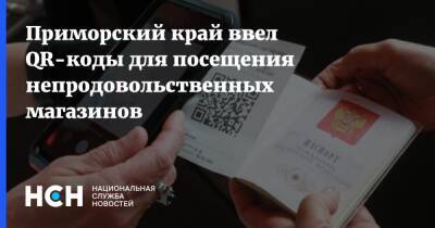 Приморский край ввел QR-коды для посещения непродовольственных магазинов - nsn.fm - Приморье край