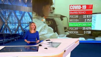 За сутки в России подтвердилось почти 33 тысячи случаев COVID-19 - 1tv.ru - Россия - Москва