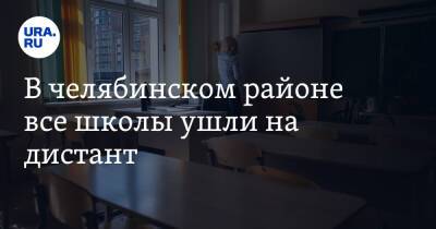 В челябинском районе все школы ушли на дистант - ura.news - Челябинская обл.