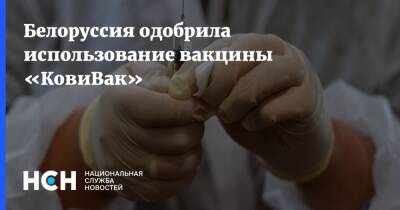 Белоруссия одобрила использование вакцины «КовиВак» - nsn.fm - Белоруссия