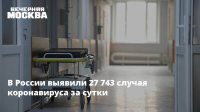 В России выявили 27 743 случая коронавируса за сутки - vm.ru - Россия - Москва