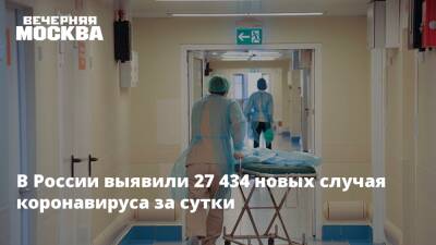 В России выявили 27 434 новых случая коронавируса за сутки - vm.ru - Россия - Москва
