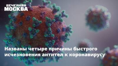 Николай Крючков - Названы четыре причины быстрого исчезновения антител к коронавирусу - vm.ru - Москва