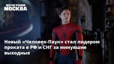 Новый «Человек-Паук» стал лидером проката в РФ и СНГ за минувшие выходные - vm.ru - Россия - Снг