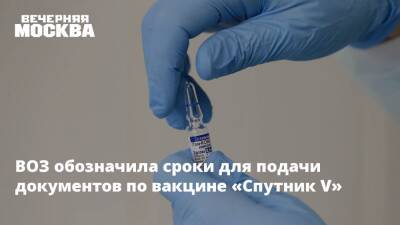 Гаспар Роджерио - ВОЗ обозначила сроки для подачи документов по вакцине «Спутник V» - vm.ru