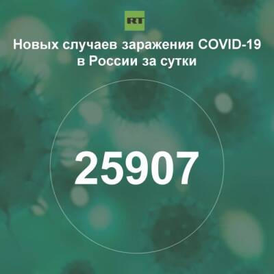 За сутки в России выявили 25 907 случаев инфицирования коронавирусом - rf-smi.ru - Россия