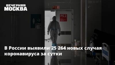 В России выявили 25 264 новых случая коронавируса за сутки - vm.ru - Россия - Санкт-Петербург - Москва