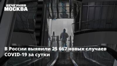В России выявили 25 667 новых случаев COVID-19 за сутки - vm.ru - Россия - Москва