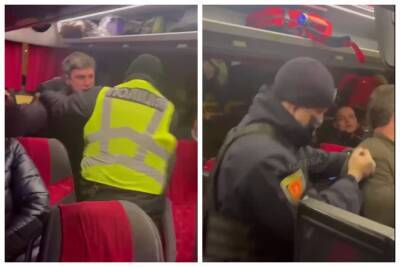 Пассажиров без прививки насильно вывели полицейские: видео из автобуса Одесса-Киев - politeka.net - Украина - Киев - Одесса
