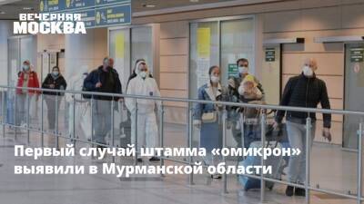 Первый случай штамма «омикрон» выявили в Мурманской области - vm.ru - Мурманская обл.