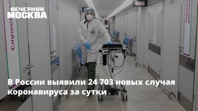 В России выявили 24 703 новых случая коронавируса за сутки - vm.ru - Россия - Москва