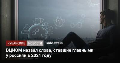 Валерий Федоров - ВЦИОМ назвал слова, ставшие главными у россиян в 2021 году - kubnews.ru