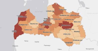 Названы латвийские регионы с самой высокой заболеваемостью Covid-19 - rus.delfi.lv - Латвия