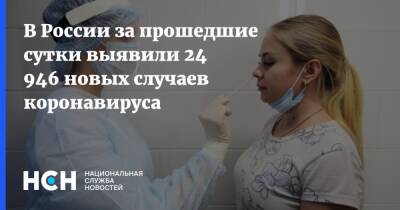 В России за прошедшие сутки выявили 24 946 новых случаев коронавируса - nsn.fm - Россия