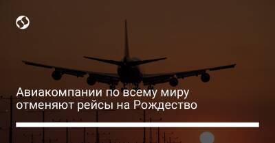 Авиакомпании по всему миру отменяют рейсы на Рождество - liga.net - Украина - Сша - county Delta