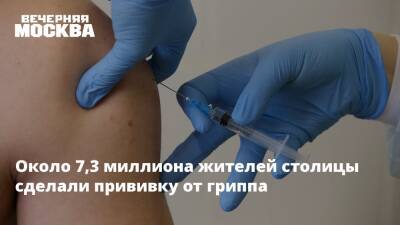 Около 7,3 миллиона жителей столицы сделали прививку от гриппа - vm.ru - Москва