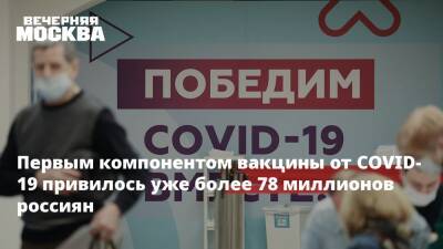 Михаил Мурашко - Первым компонентом вакцины от COVID-19 привилось уже более 78 миллионов россиян - vm.ru - Россия