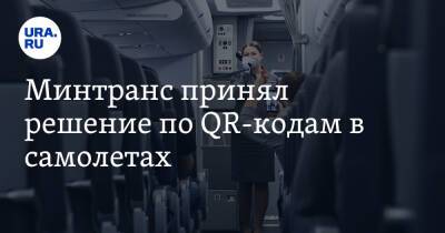 Минтранс принял решение по QR-кодам в самолетах - ura.news