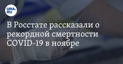 В Росстате рассказали о рекордной смертности COVID-19 в ноябре - ura.news - Россия