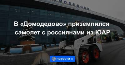 В «Домодедово» приземлился самолет с россиянами из ЮАР - news.mail.ru - Юар