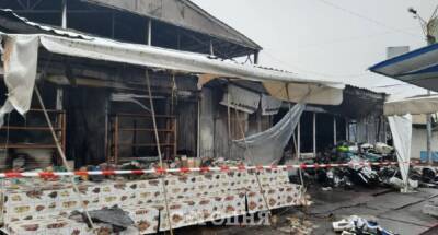 Огонь уничтожил 8 павильонов: как выглядит рынок «Оболонь» после пожара - narodna-pravda.ua - Украина - Киев