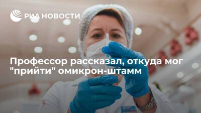 Георгий Базыкин - Профессор Сколтеха Базыкин заявил, что омикрон-штамм коронавируса мог "прийти" от животных - ria.ru - Москва