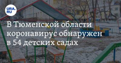 В Тюменской области коронавирус обнаружен в 54 детских садах - ura.news - Тюменская обл. - Тюмень