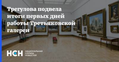 Зельфира Трегулова - Трегулова подвела итоги первых дней работы Третьяковской галереи - nsn.fm